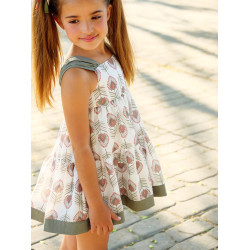 Vestido niña estampado étnico 2