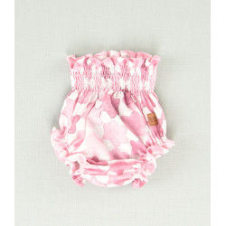 Conjunto de blusa y braguita con estampación vichy y estrellas 24 meses 2